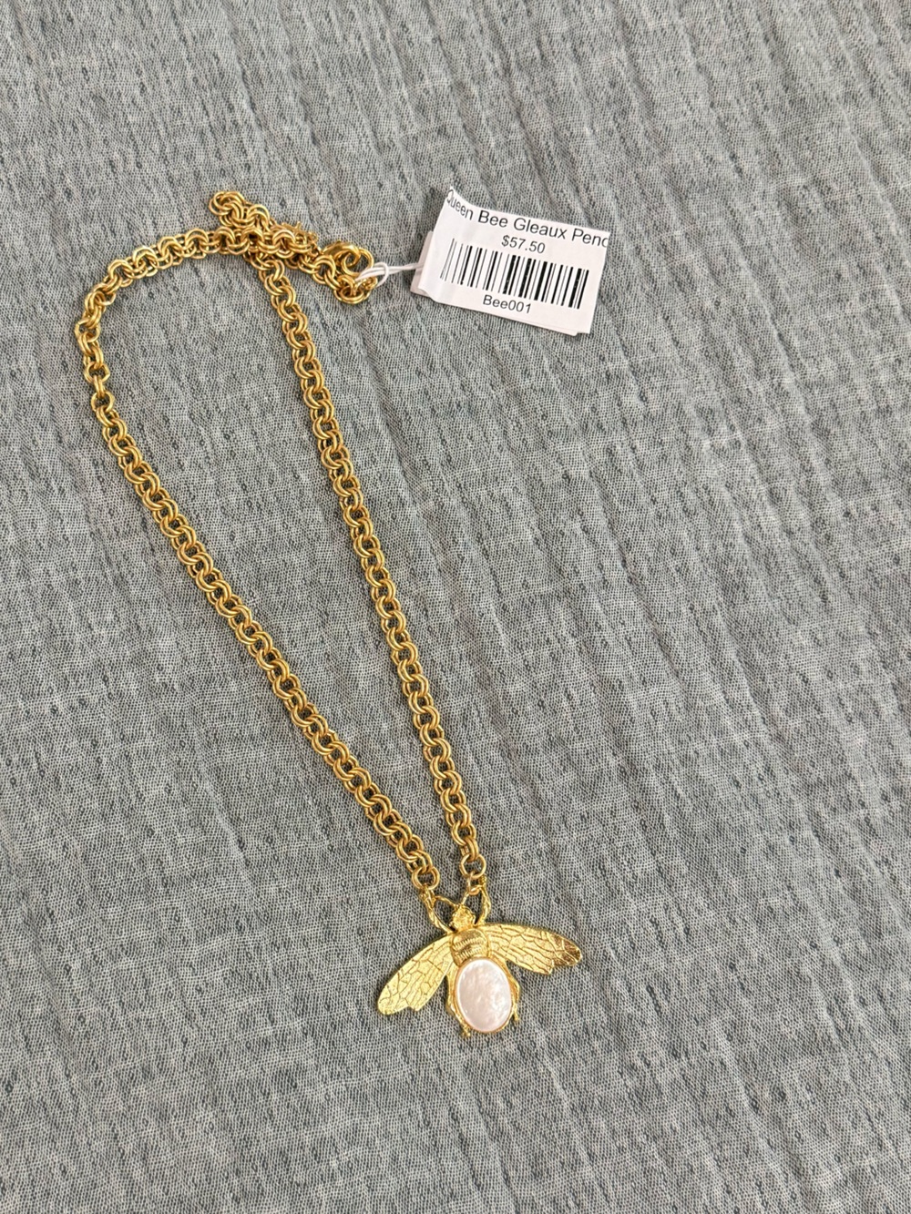 Queen Bee Pendant Necklace